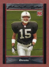 2007 Bowman Chrome BC88 Johnnie Lee Higgins Raiders UTEP ROOKIE Card NM/MT+ . rookie card picture