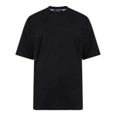 KAM Herren große Größen reine Baumwolle uni T-Shirt Größe 2XL-12XL, 10 Farben