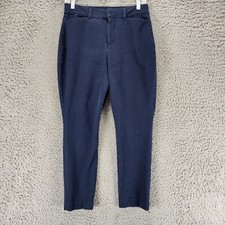 Old Navy Pants Womens 8 Dark Wash Stretch Mid Rise Pixie GUC
