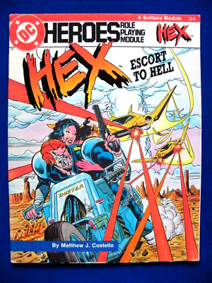 Hex Escort To Hell - DC Heroes - Mayfair Games - sehr guter Zustand