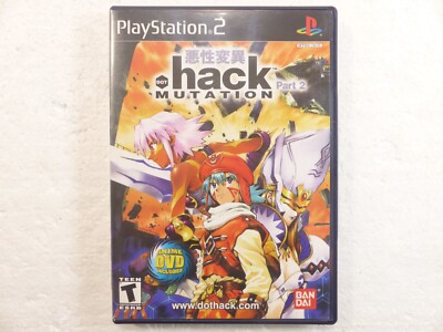 Dot .hack Mutation - Part 2 [.hack/MUTATION] (PlayStation 2, 2003) PS2 w/ DVD!