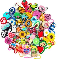 20Pcs Random Different Straw Cover Toppers for Stanley 40oz Cute Tumbler Straw C