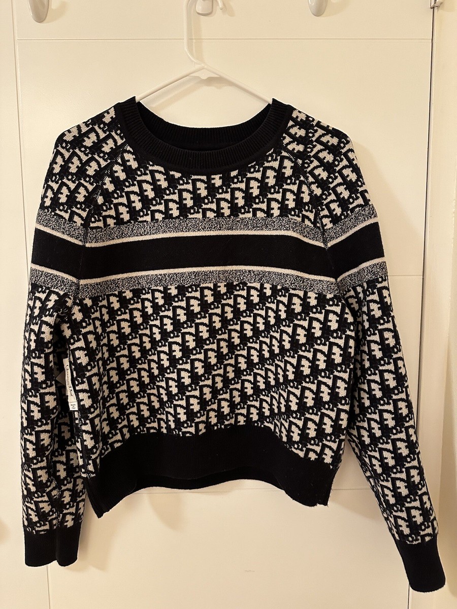 Christian Dior REVERSIBLE CREW-NECK SWEATER Size 34 | eBay