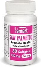 Supersmart Saw Palmetto 320 Mg per Day - Support Healthy Prostate & Urinary Trac