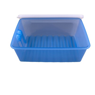Tupperware Fridge Smart Vented Storage Container Blue Vegetable 3991A 3992A