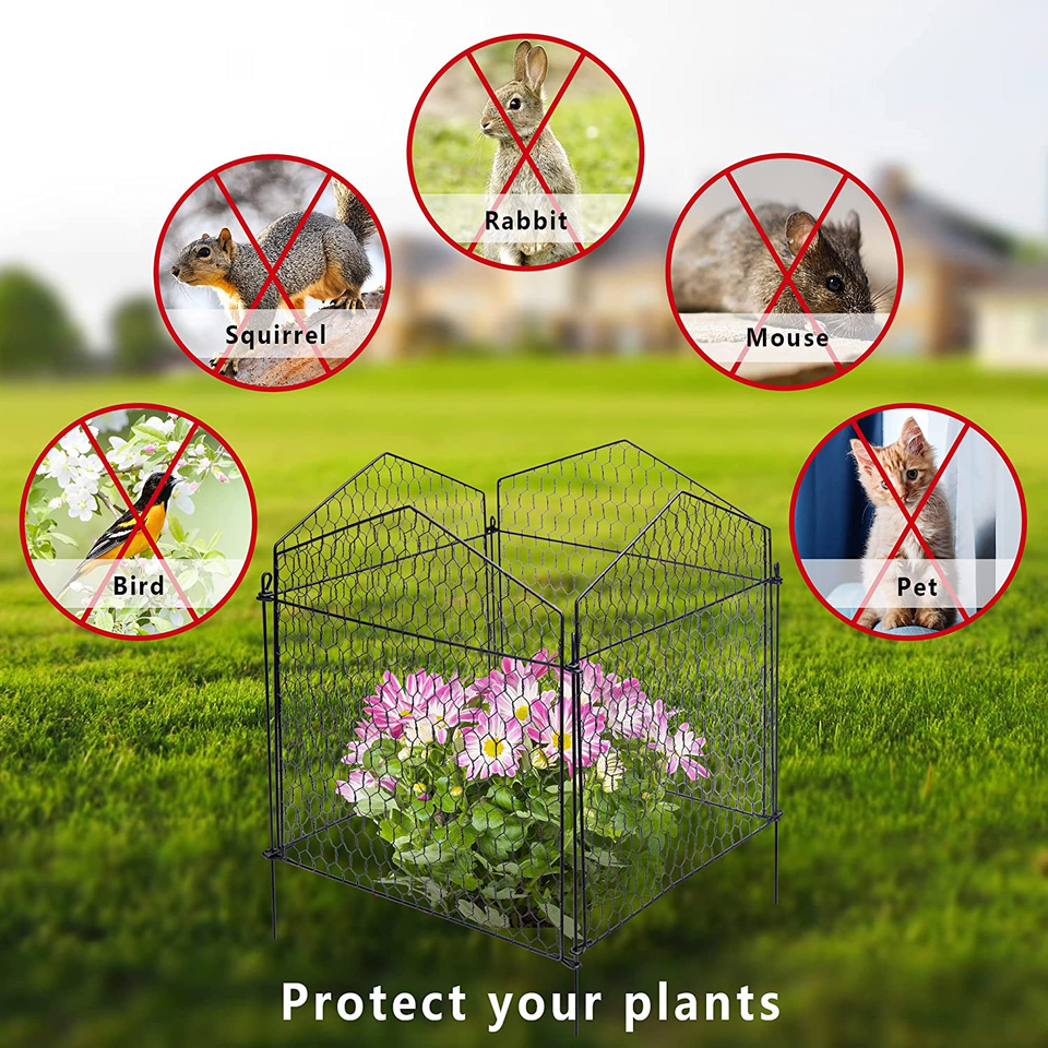 Cloche métallique robuste pour protection des plantes de jardin - YESON