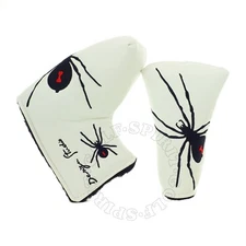 New 19th Hole Custom Shop?Spider Blade & Mid size Mallet Putter Head cover White