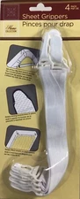 Home Collection Sheet Grippers 4 Pack - NEW