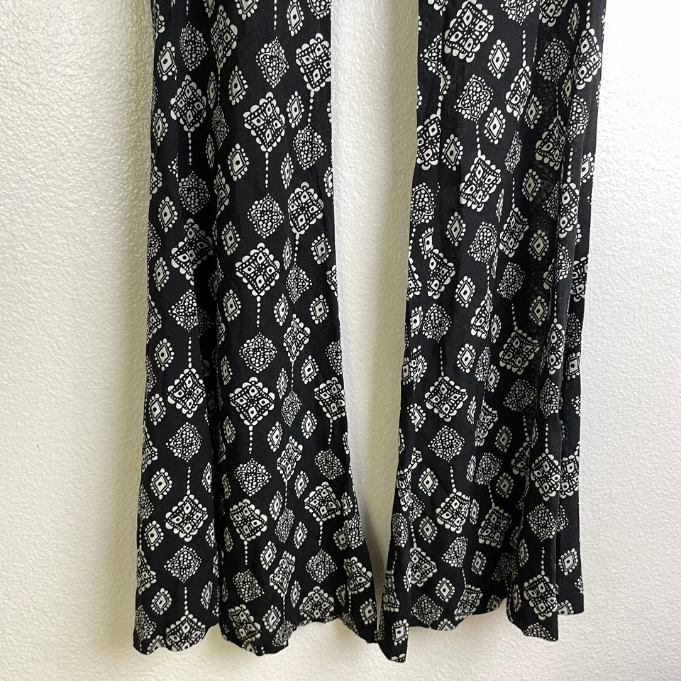 Pantalones Millau Ultra Ligeros Tiro Bajo Boho Años 70 Hippie Festival Campana XS Foto 4 de 4