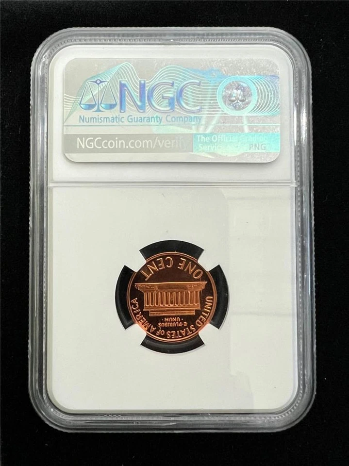 1987 S LINCOLN CENT PROOF 1C NGC; Top Solo Pop In PF66 RB UCAM SKU 3339 - Image 2 of 2