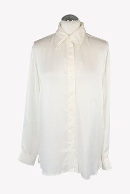 The Kooples Damen Oberteil Gr. 42 (4) Creme Oberteil Geknöpftes Hemd  Bluse