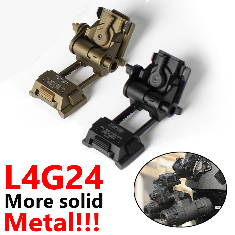 Metal CNC Night Vision Tactical Helmet Mount L4G24 For PVS15 PVS18 GPNVG18 Sight