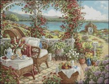 Needlework Crafts Full Embroidery Counted Cross Stitch Kits Breakfast