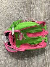 Franklin Air Tech Neon Pink Green Baseball Kids Mitt OC2