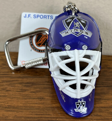 NHL LA KINGS Hockey Goalie Face Mask Keychain Sports Collectable Souvenirs