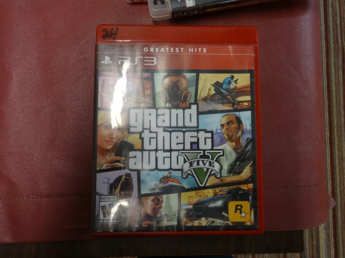 Grand Theft Auto V - GTA 5 - With Map & Manual - Playstation 3 / PS3