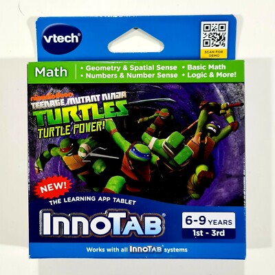 vtech  INNOTAB Learning Game TEENAGE MUTANT NINJA TURTLES Neu! Mathematics/Logic