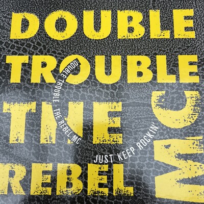 (Q473) Double Trouble The Rebel MC, Just Keep Rocking - 1989 - 7'' vinyl