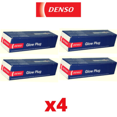 4x Denso Glow Plugs for AUDI A3 170bhp 8P 2.0 CHOICE2/2 06->13 CBBB CFGB