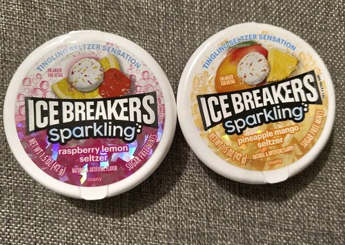 Ice Breakers Sparkling Pineapple Mango Seltzer + Raspberry Lemon ...