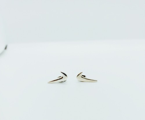 Orecchini Nike colore argento Swoosh earrings color silver tick sport | eBay