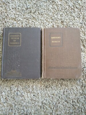 Macmillan Pocket Classics Set Of 2 Macbeth & Goldsmiths The Vicar Of Wakefield