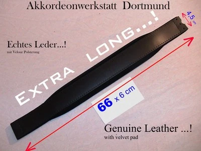 66 x 6 cm ( EXTRA Long ) Akkordeon Bassgurt, Riemen, accordion bass strap, belt