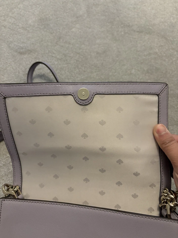 Women’s New Kate Spade New York Limited Edition Lavender Leather Cross Body Bag - Image 4 of 4