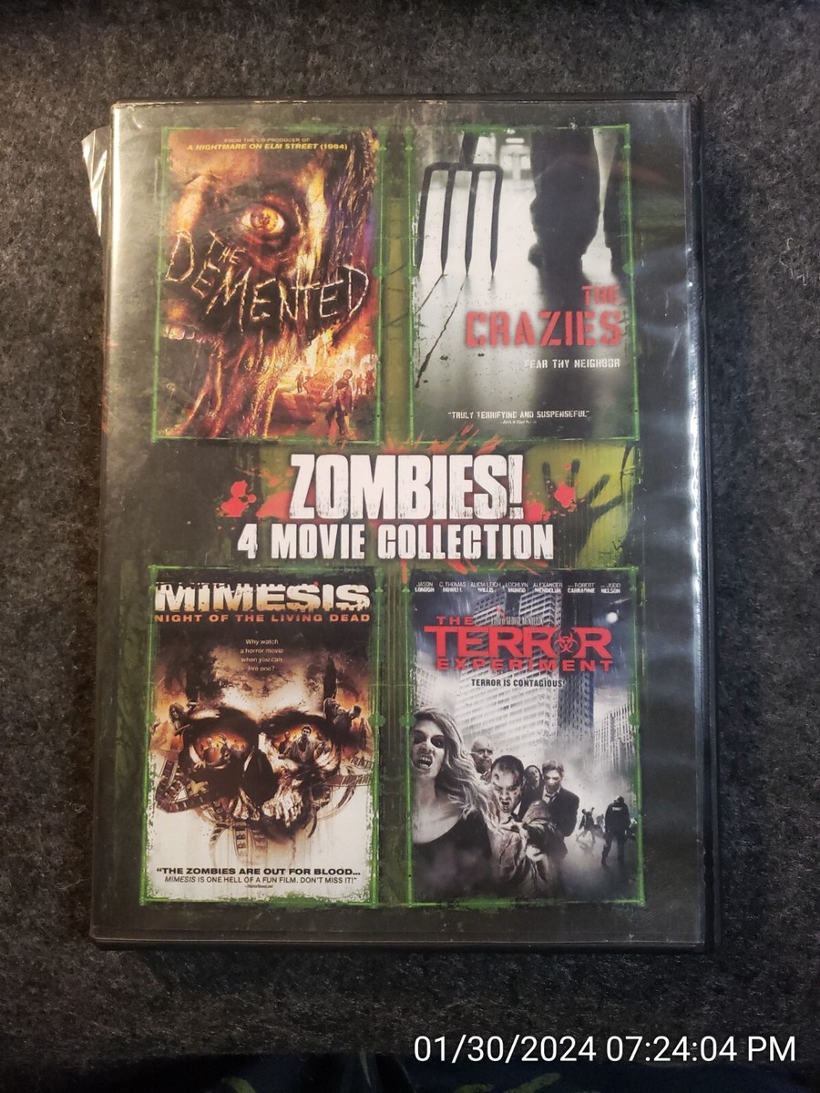 Zombies: 4 Movie Collection (DVD, 2014, 4-Disc Set) Crazies