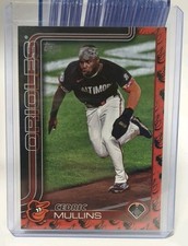 2025 Topps Series 1 Cedric Mullins Team Border Variation Sp Baltimore Orioles 🔥