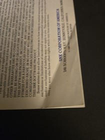 Nintendo NES Instruction Manual P.O.W. Prisoners of War