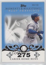 2008 Topps Moments & Milestones Blue 4/10 Gary Sheffield #52 0c3