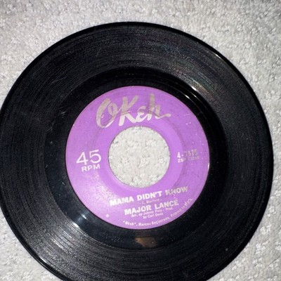 Major Lance Mama Didn't Know / The Monkey Time 7'' 45 Vinyl OKeh 4-1175