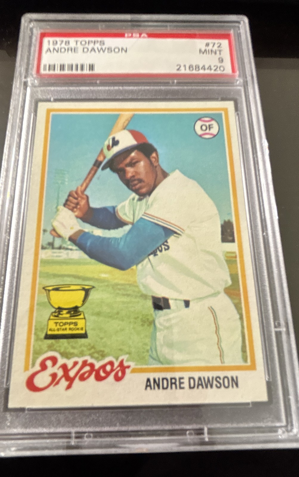 1978 Topps - Andre Dawson #72 PSA 9 Expos HOF