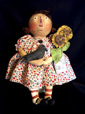 Pattern, sewing, primitive Annie doll, 18 in....