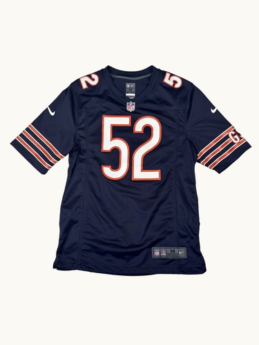 Nike Chicago Bears Khalil Mack #52 On Field Jersey Size M Navy GSH NFL