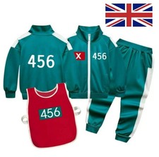 Kids For Squid 2 Survival Game Cosplay Costume Party Tracksuit Jacket Pant Suits