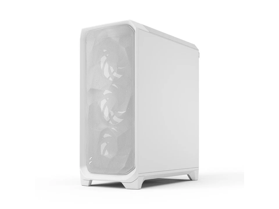 Fractal Design Meshify 3 ATX mATX Mid Tower PC Case - White Chassis with Clear - Image 2 of 4