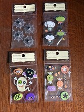 Lot Of 4 Packs - Recollections Halloween Scrapbooking Stickers - New in Package