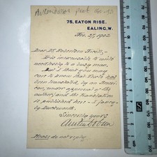 Henry Austin Dobson Poet 1p ALS Autograph Letter to Robertson Nicoll 1902