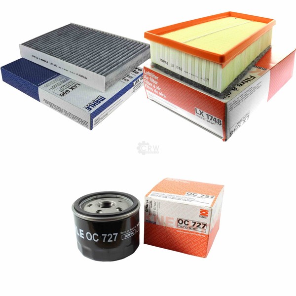 Mahle / Knecht Innenraumfilter LAK 686 Luftfilter LX 1748 ÖLfilter OC 727-image