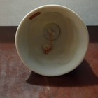 White Ceramic Nativity Hand Bell, Relief Scenes, Floral Handle — photo 5