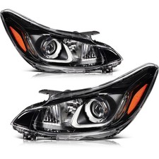 Headlights Assembly Pair For Chevy Spark LS LT 2019 2020 2021 2022w/Projector