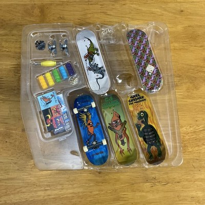 Tech Deck Lot Of 5 Boards Toy Machine Axel Crusher CJ Collins + Rare Templeton