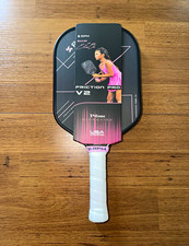 Ella Oh RPM Friction Pro V2 14mm Elongated Pickleball Paddle With Warranty