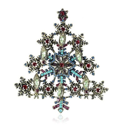 Women Fashion Green Color Rhinestone One Pair Earrings Lady Fashion Ear JewelryN