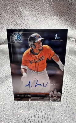 2017 Bowman Chrome - Prospect Autographs Miguel Gomez #CPA-MG (AU, RC)