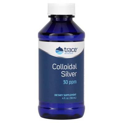 2 X Trace Minerals  , Colloidal Silver, 4 fl oz (118 ml)