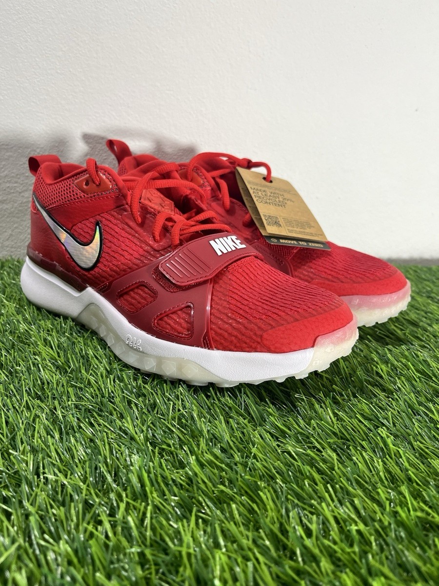 Size 9 Nike Air Zoom Diamond Elite Turf Men's Baseball Shoes Red