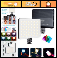 Mini Rechargeable LED Video Light 120 LED Bi-Color Dimmable 3200K-6500K for DSLR